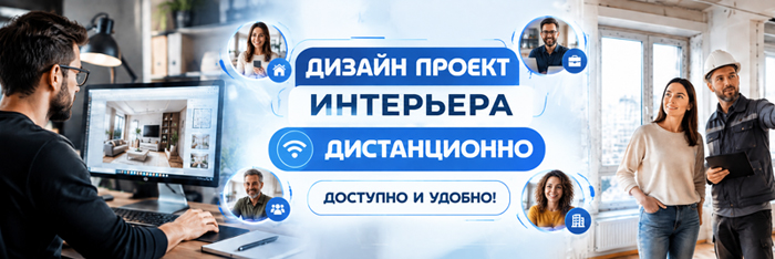 Дизайн проект интерьера дистанционно, доступно и удобно!